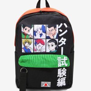 Hunter X Hunter Grid Two Tone Backpack NWT